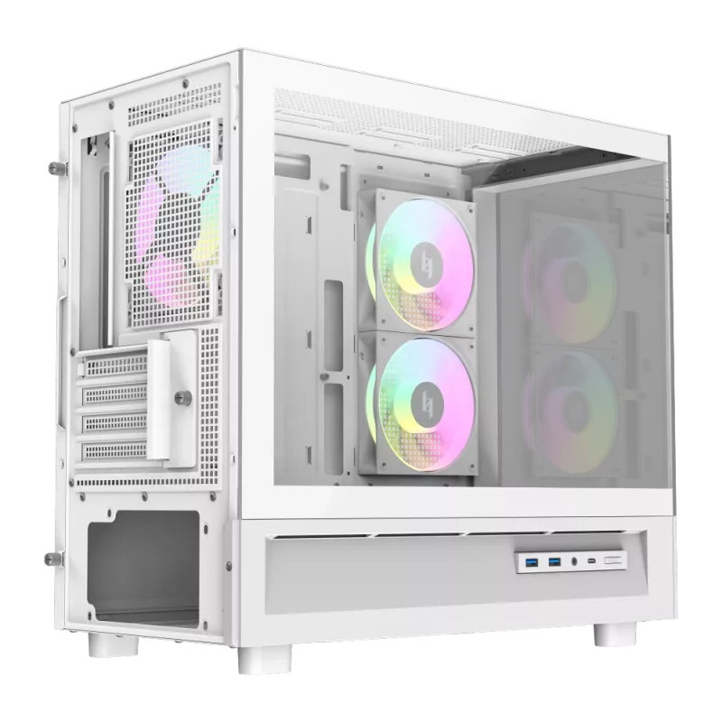 GAMEMAX NEX C31 WH M-ATX/BTF počítačová skriňa biela