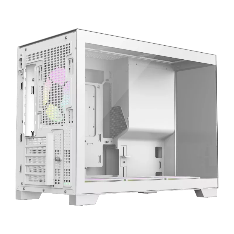 Gamemax NEX C33 WH M-ATX/BTF počítačová skriňa biela