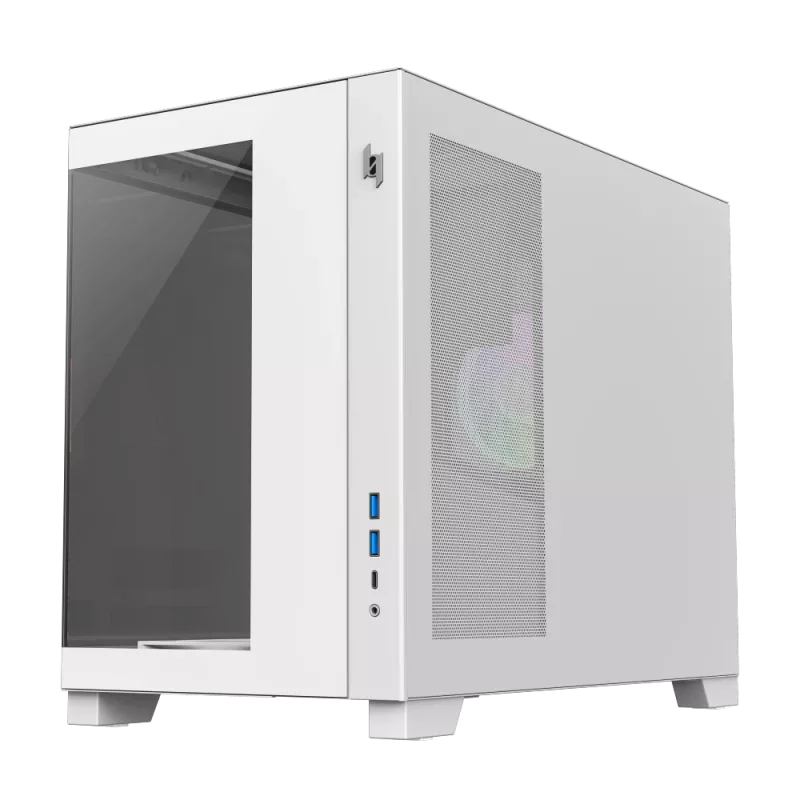 Gamemax NEX C33 WH M-ATX/BTF počítačová skriňa biela