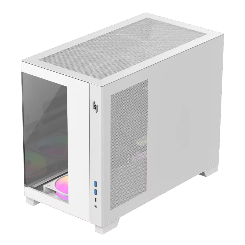 Gamemax NEX C33 WH M-ATX/BTF počítačová skriňa biela