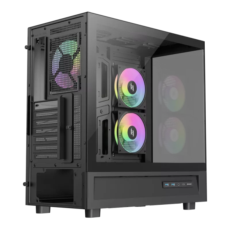 Gamemax NEX C51 BK ATX/BTF počítačová skriňa