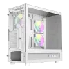 Gamemax NEX C51 WH ATX/BTF Mid Tower PC skriňa biela