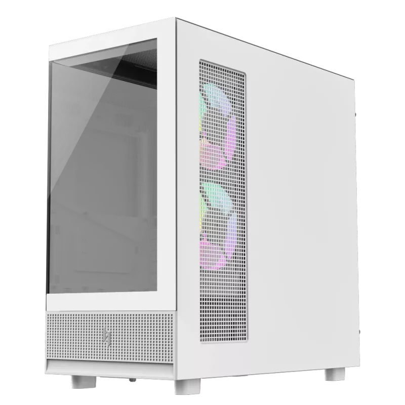 Gamemax NEX C51 WH ATX/BTF Mid Tower PC skriňa biela
