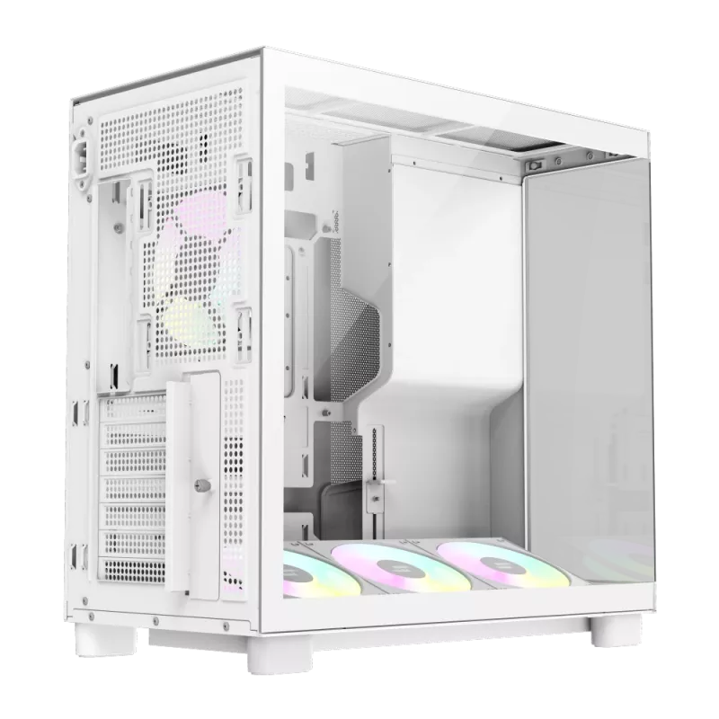 Gamemax NEX C53 WH ATX/BTF Mid Tower skriňa biela