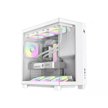 Gamemax NEX C53 WH ATX/BTF Mid Tower skriňa biela