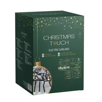 Garland EL Cluster biela 2040 LED svetelná reťaz 18m IP44