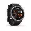 Garmin Approach S44 strieborná hliníková luneta s čiernym silikónovým remienkom