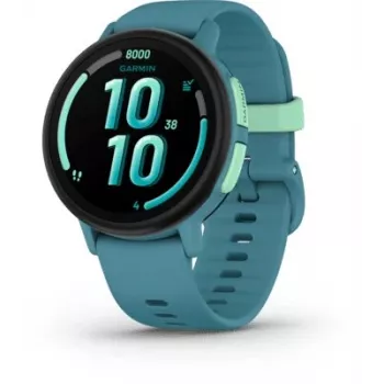 Garmin Bounce 2 GPS Wi-Fi LTE detské hodinky tyrkysové