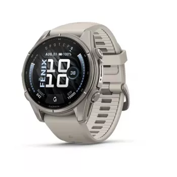 Garmin fenix 9 43 mm titán s Fog Grey remienkom