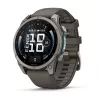 Garmin Fenix 9 – 47 mm titán so silikónovým remienkom Pebble Grey