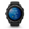 Garmin fenix 9 – 51 mm, Carbon Grey DLC Titanium s čiernym silikónovým remienkom 010-04763-11