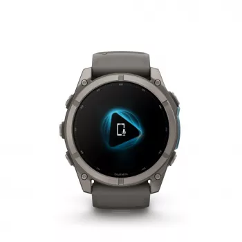 Garmin fenix 9 – 51 mm, titán s Pebble Grey silikónovým remienkom 010-04763-01