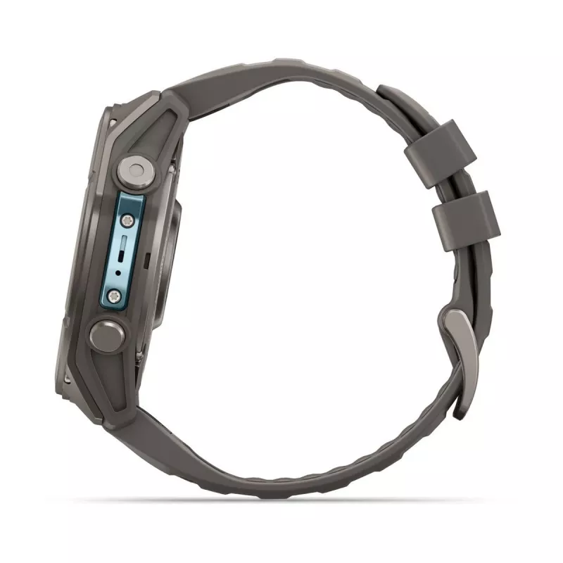 Garmin fenix 9 – 51 mm, titán s Pebble Grey silikónovým remienkom 010-04763-01