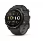 Garmin Fenix 9 Pro – 47 mm Carbon Gray DLC Titanium s Black/Pebble Grey silikónovým remienkom