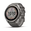 Garmin Fenix 9 Pro – inReach, Solar, 51mm titán s kamienkovosivým silikónovým remienkom