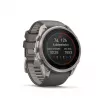 Garmin Fenix 9 Pro – inReach, Solar, 51mm titán s kamienkovosivým silikónovým remienkom