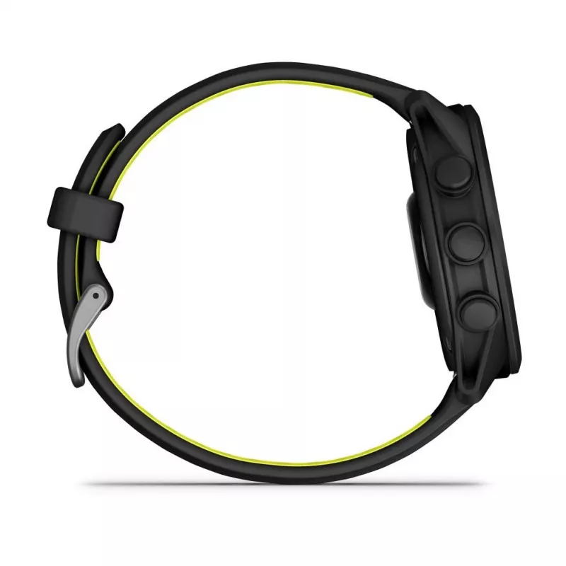 Garmin FORERUNNER 170 čierny s čiernym/žltojantárovým remienkom
