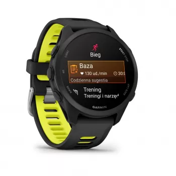 Garmin FORERUNNER 170 čierny s čiernym/žltojantárovým remienkom