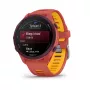 Garmin Forerunner 170 Music GPS bežecké hodinky, Berry puzdro s červeno-ružovým/mangovým remienkom