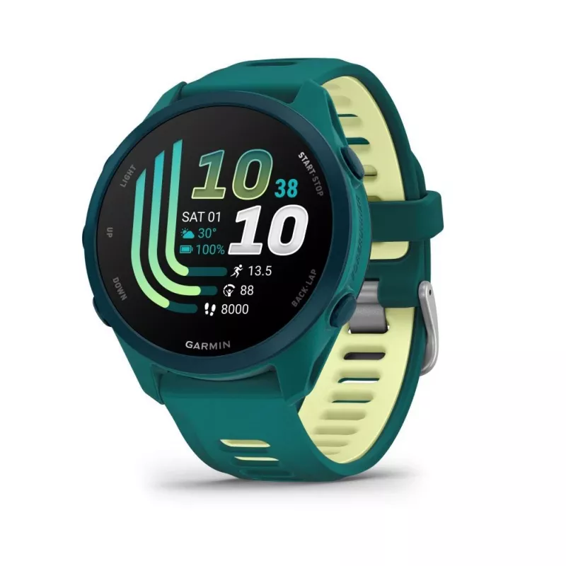 Garmin Forerunner 170 Music, Teal Green s Teal Green/Citron remienkom