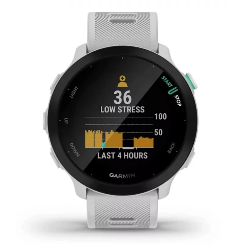Garmin Forerunner 55 GPS smartwatch 42 mm biela