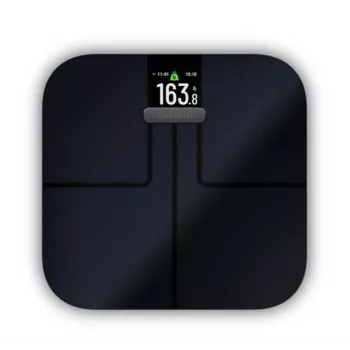 Garmin Index S2 smart váha Čierna s Wi-Fi, telesné zloženie, 16 používateľských profilov