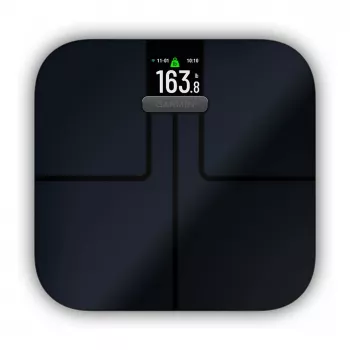 Garmin Index S2 smart váha Čierna s Wi-Fi, telesné zloženie, 16 používateľských profilov