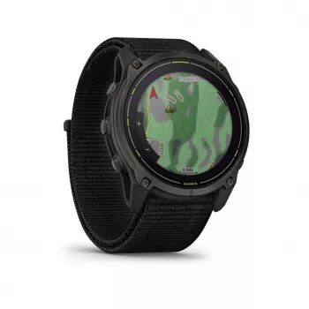 Garmin Enduro 3 GPS smart hodinky, 51 mm, Sapphire Solar, Carbon Gray DLC Titanium, Black UltraFit Nylon remienok