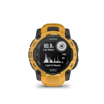 Garmin Instinct 3 – 50 mm, Solar Sunburst s remienkom Sunburst/sivá