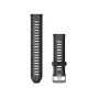 Garmin Quick Release silikónový remienok 20 mm čierny/bridlicová 010-11251-AG