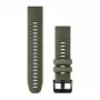 Garmin QuickFit 22mm silikónový remienok tmavozelený/sivý 010-13280-07