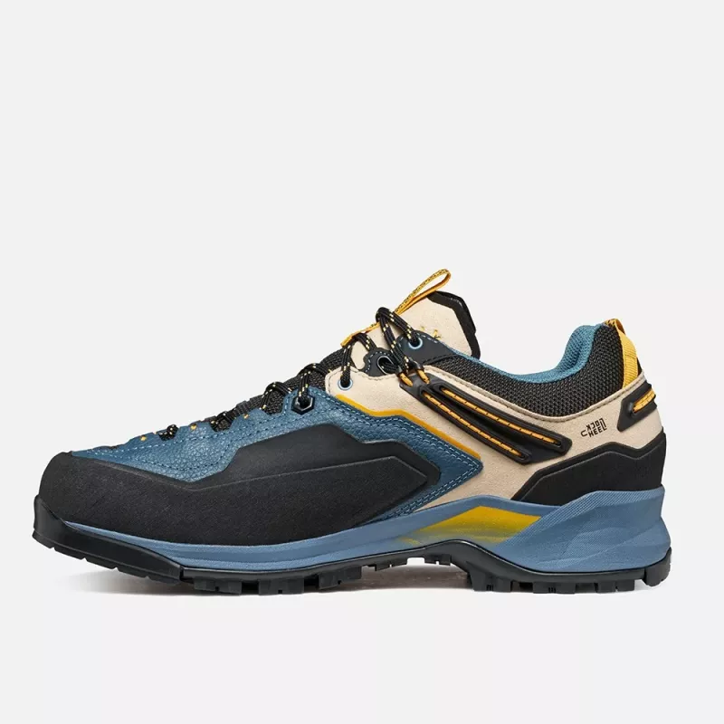 Garmont Akron GTX prístupové topánky Fin Blue Citrus Orange EU 42,5