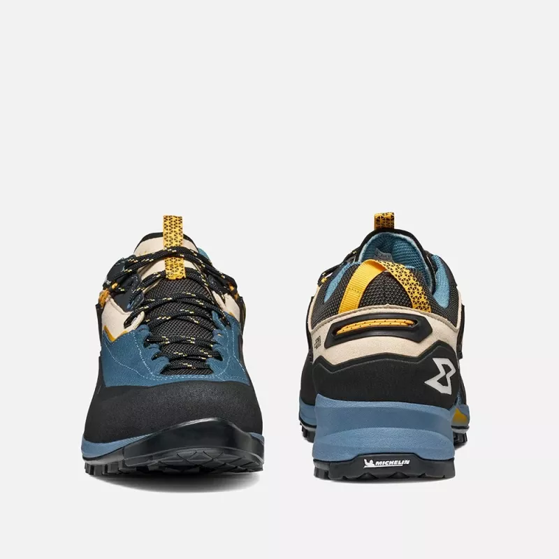 Garmont Akron GTX prístupové topánky - Fin Blue/Citrus Orange - veľkosť 46,5