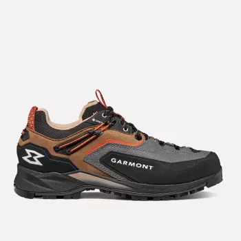 Garmont Akron GTX via ferrata topánky - Dach Brown/Tango Red