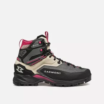 Garmont Akron Mid GTX dámske turistické topánky sivá/malinová ružová veľkosť 39