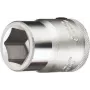 GEDORE 3/4 inch pohon 30 mm šesťhranný nástrčný kľúč, 6-hran, DIN 3124, ISO 2725-1, matne chrómovaný 6270700