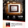 GEEKOM A5 Mini PC, AMD Ryzen 5 7430U, 16GB RAM, 512GB SSD, Windows 11 Pro, šampanské