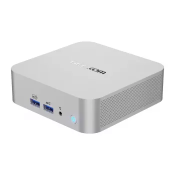 GEEKOM A8 Mini PC, AMD Ryzen 7 8745HS, 16GB DDR5, 1TB PCIe Gen4 SSD, Windows 11 Pro, čierna