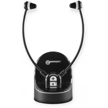 Geemarc CL7370 bezdrôtový headset pod bradou s mikrofónom - čierny