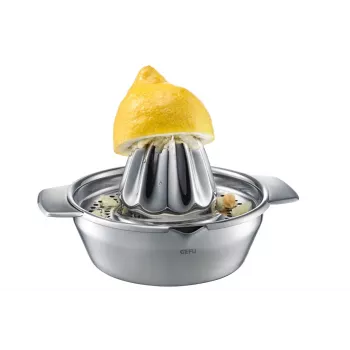 GEFU citrusový lis LEMON elektrický citrusový lis 100 W brúsená nehrdzavejúca oceľ