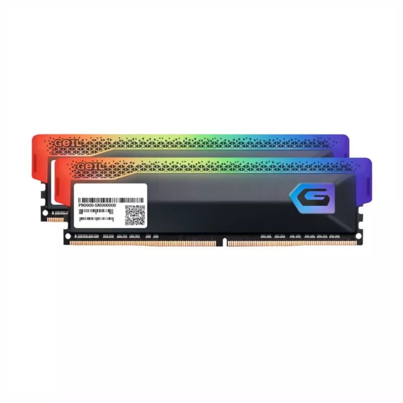 GeIL Orion 32GB kit (2x16GB) 6000MHz RGB DDR5 RAM - sivá