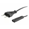 GEMBIRD Cablexpert PC-184-VDE napájací kábel, C7, VDE testovaný, čierny, 1,8 m