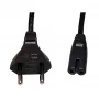 GEMBIRD Cablexpert PC-184-VDE napájací kábel, C7, VDE testovaný, čierny, 1,8 m