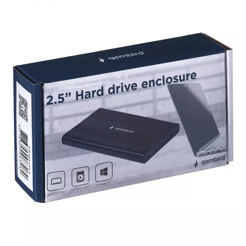 Gembird EE2-U2S-5 externé USB 2.0 puzdro pre 2,5