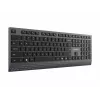 Gembird KB-MCH-06 slim káblová multimediálna klávesnica s Type-C adaptérom, US rozloženie, čierna