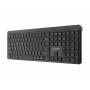 Gembird KB-WPS-03-CYRL Dual-Mode Slim bezdrôtová klávesnica (2.4G + BT), ruské/cyrilské rozloženie, čierna