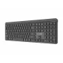 Gembird KB-WPS-03 Dual-Mode Pro-Business Slim bezdrôtová klávesnica, 2.4G + Bluetooth, US rozloženie, čierna