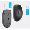 Gembird KBS-WPS-02 tenká bezdrôtová súprava klávesnice a myši s dvojitým režimom, 2,4 GHz + Bluetooth, rozloženie US, čierna