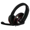 Gembird MHS-001 stereo headset s reguláciou hlasitosti, káblový, cez uši, čierny