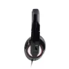 Gembird MHS-001 stereo headset s reguláciou hlasitosti, káblový, cez uši, čierny